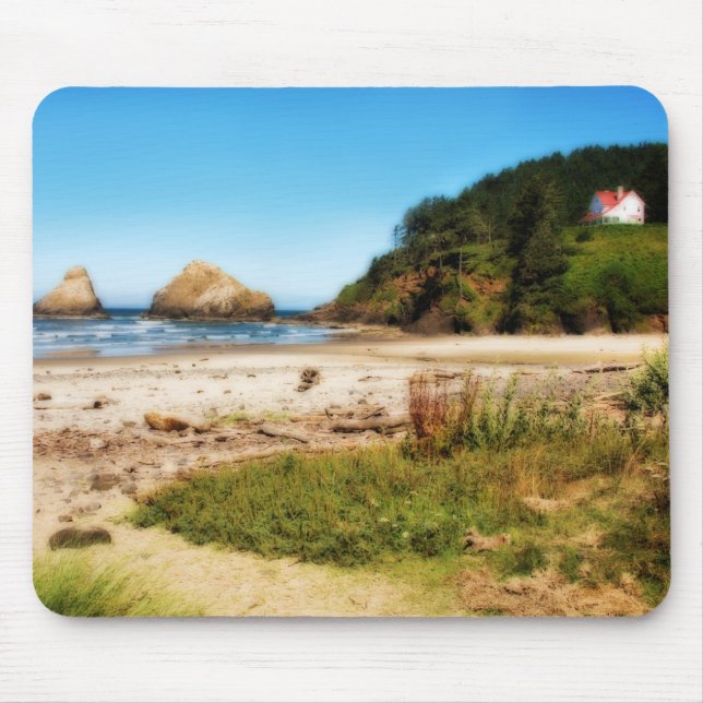 Casa Mousepad da costa de Oregon (Frente)