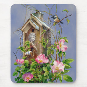 Casa Mousepad do pássaro