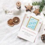 Casa nova de porta de Natal para o Cartão de Féria<br><div class="desc">Anuncie seu novo endereço com este cartão de feriado de Natal em movimento. Este cartão de Natal apresenta um tema de porta de Natal vermelho e verde com texto simples. Todo o texto na parte frontal e traseira do cartão pode ser personalizado para criar sua própria mensagem pessoal. Este anúncio...</div>