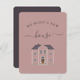 Casa Rosa Construímos Um Novo Anúncio Da Casa