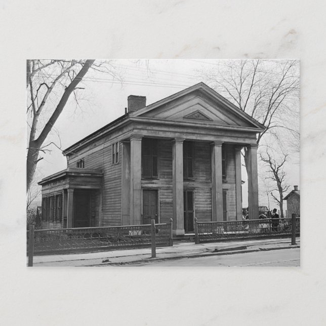 Casa Silkman Scranton Pa. Cartão Postal (Frente)