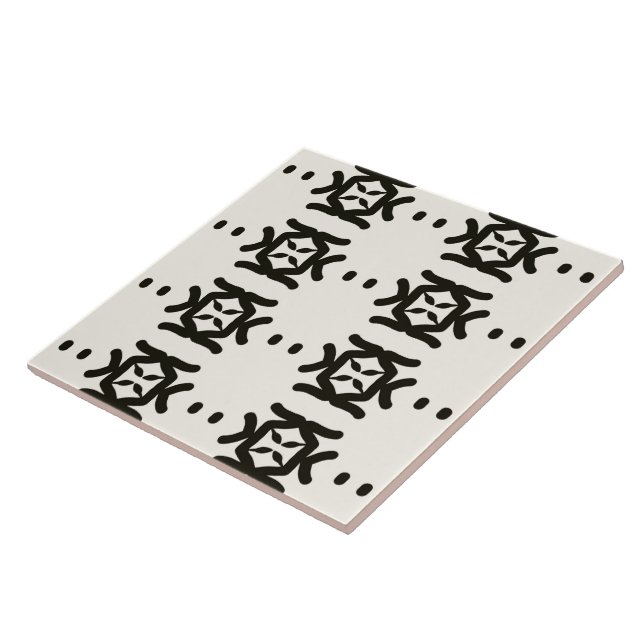 Casa Tribal Zen Garden Walk Black & White (Lateral)