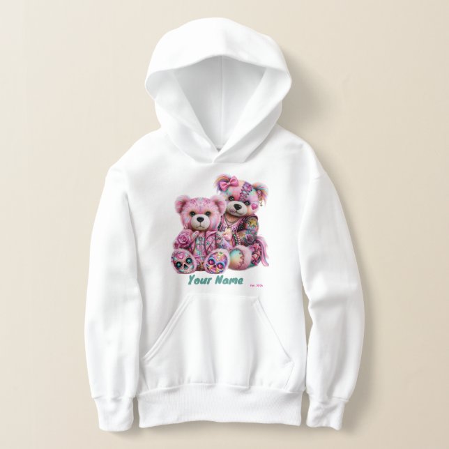 Casaco com Capuz Custom Punk Bears (Postura )