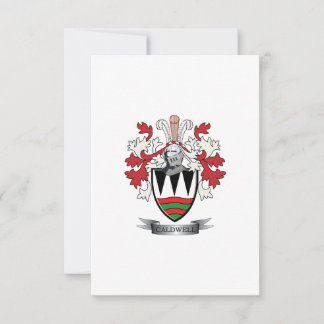 Casaco de Armas da Crest da Família Caldwell