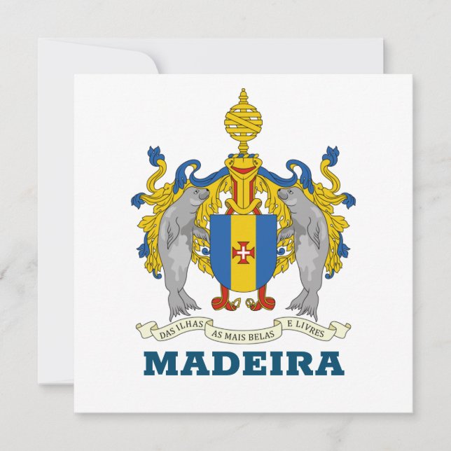 Casaco de Armas da Madeira, Portugal (Frente)