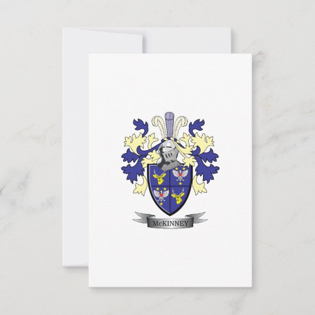 Casaco de armas da McKinney Family Crest (Frente)