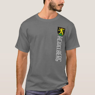 Casaco de armas de Heidelberg - Camisa T da ALEMAN