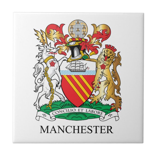 Casaco de armas de Manchester (Frente)