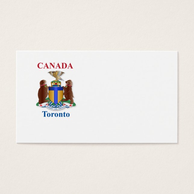 Casaco de armas de Toronto (Frente)