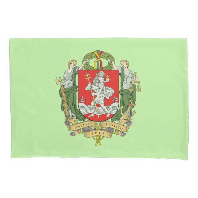 Casaco de armas de Vilnius, Lituânia Pillowcase (Frente)