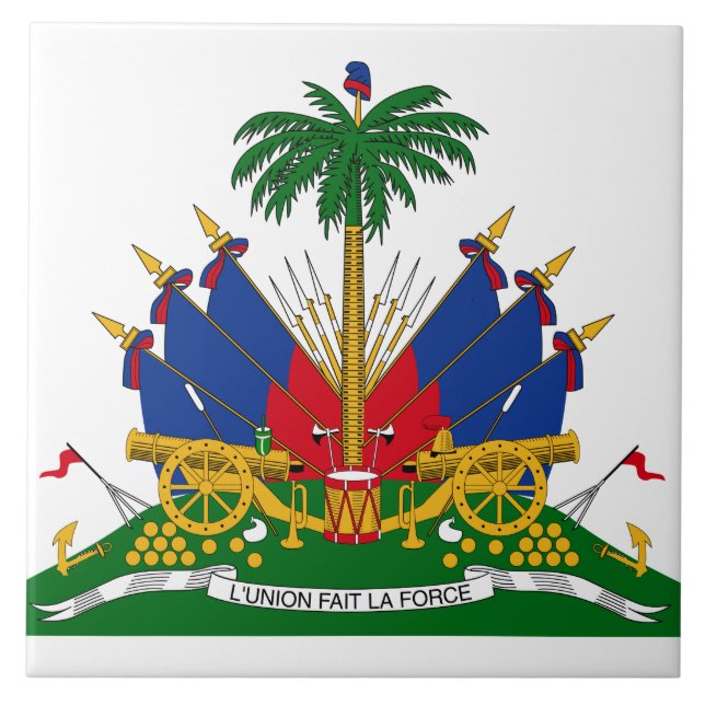 Casaco de Armas do Haiti (Haiti) (Frente)