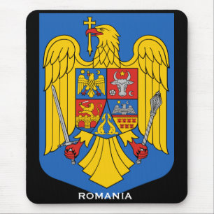 Casaco de armas do Mousepad da Romênia