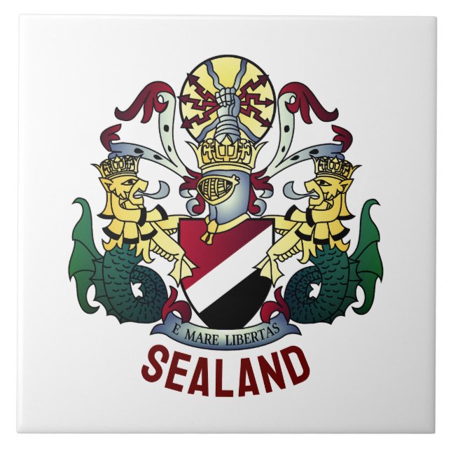 Casaco de Armas do Principado de Sealand (Frente)