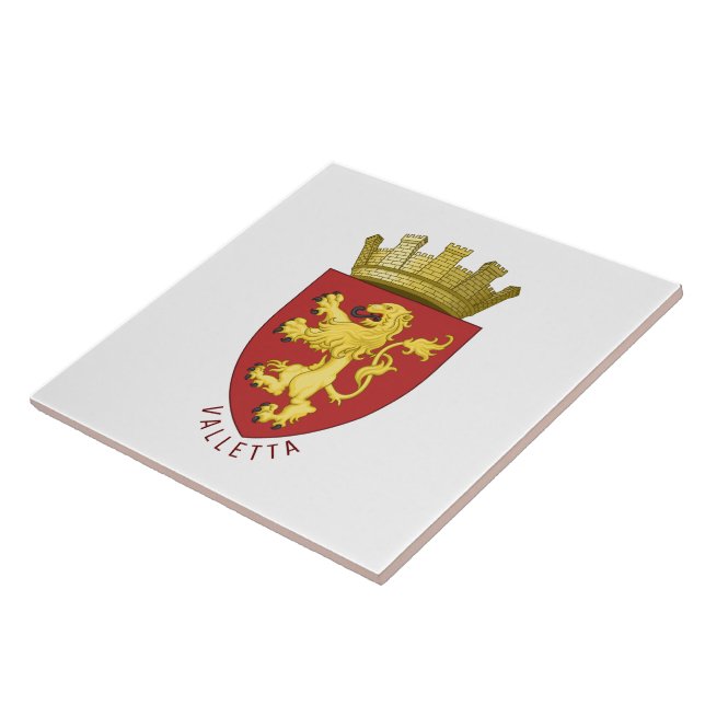 Casaco de braços de La Valletta, MALTA (Lateral)