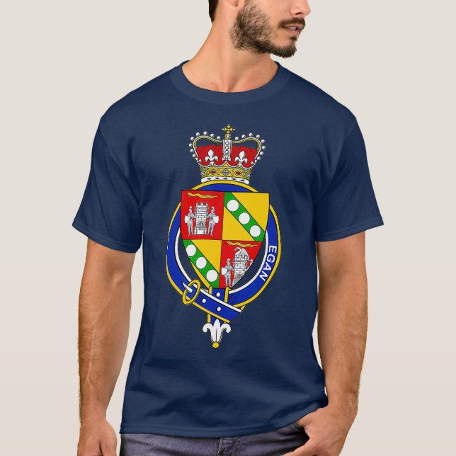 Casaco de Braços Egan - Camiseta de Crest Familiar (Frente)