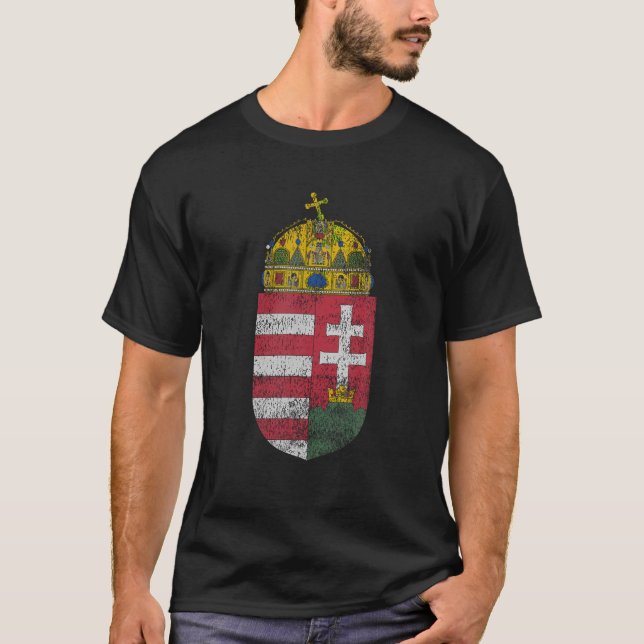 Casaco de Braços Húngaro Símbolo T Camisa (Frente)