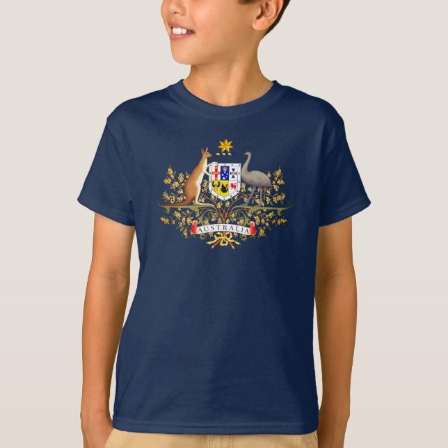 Casaco de Camiseta de Armas da Austrália (Frente)