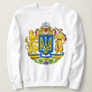 Casaco de Camiseta de Armas Ucraniana não oficial