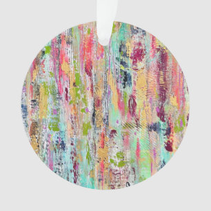 Casaco de muitas cores - Ornamento acrílico