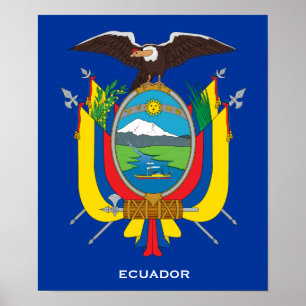 CASACO de Poster de armas do EQUADOR*