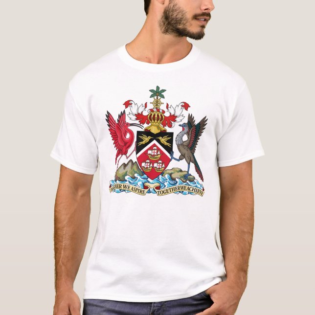 Casaco de Trinidad e Tobago Camiseta de Armas (Frente)