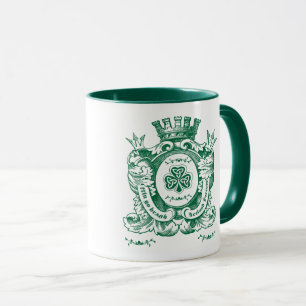 Casaco do trevo de canecas do dia de St Patrick da