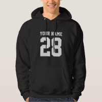Casaco preto de camisa de futebol personalizado pa