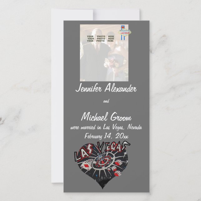 Casado no Anúncio de Foto em Las Vegas (Frente)