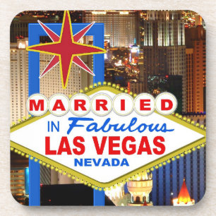 Casados em LAS VEGAS Porta-copos