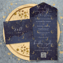 Casados nas Estrelas Código QR Celestial Casamento