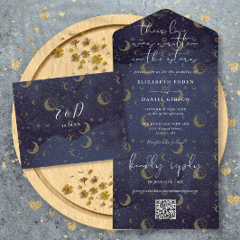 Casados nas Estrelas Código QR Celestial Casamento