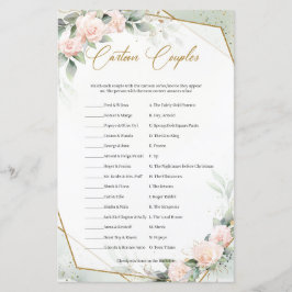 Casais de desenho verde