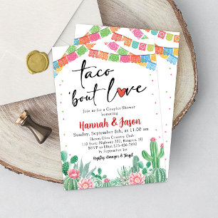 Casais Fiesta Convite para Chá Tema Mexicano