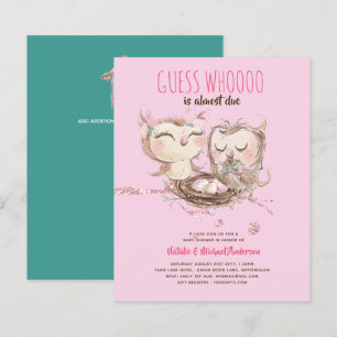 CASAIS ORÇAMENTAIS Chá de fraldas Coruja Florestal