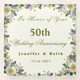 Casais personalizados 50º aniversário de casamento