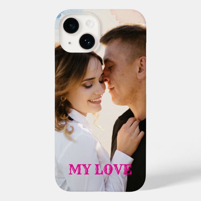 Casal apaixonado Foto Personalizada (Verso)