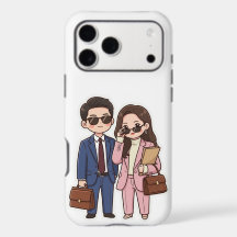 Casal de Advogados de K-Drama Chibi Fofo Samsung &