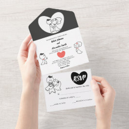 Casal de casamento | Resposta RSVP E Casamento