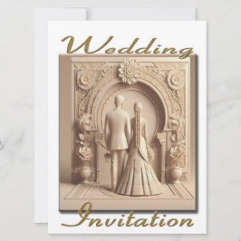 Casal de Convite de Casamento na Archway