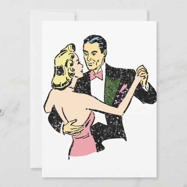 casal de dança de vintage (Frente)