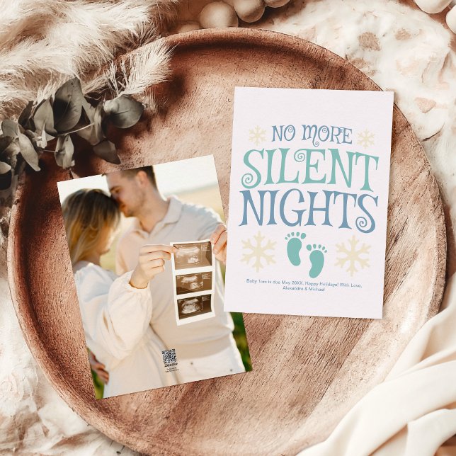 Casal de Foto Anúncio de Gravidez de Natal (Criador carregado)