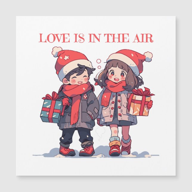 Casal de Natal - O amor está no ar (Frente)