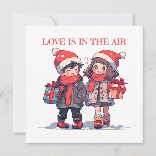 Casal de Natal - O amor está no ar (Frente)
