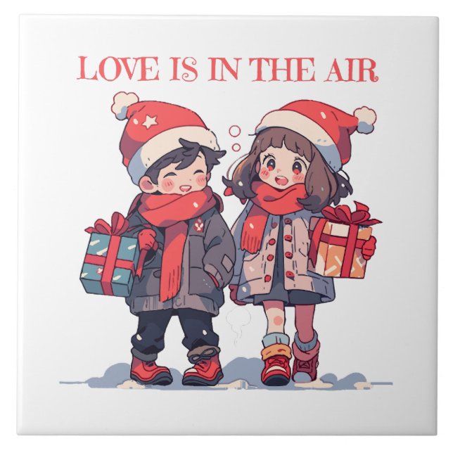 Casal de Natal - O amor está no ar (Frente)