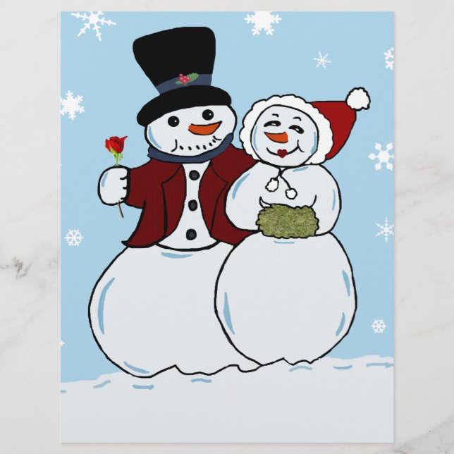 Casal de neve (Frente)