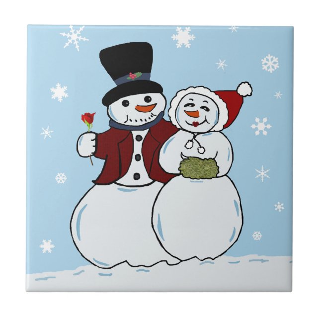 Casal de neve (Frente)