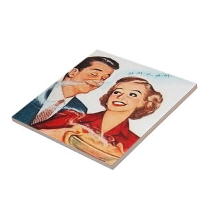 casal de pizza de vintage