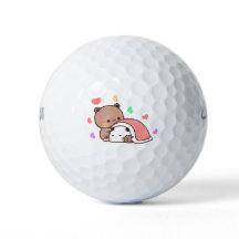 Casal de urso Panda, bubu e abraços dudu