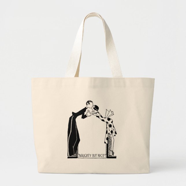 Casal Deco De Arte Flapper Mas Bolsa Bonito (Frente)