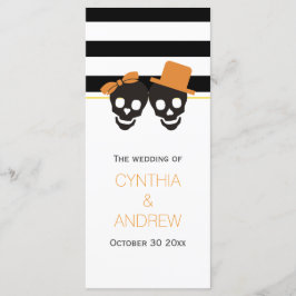 Casal do crânio, listras programa de casamento do 